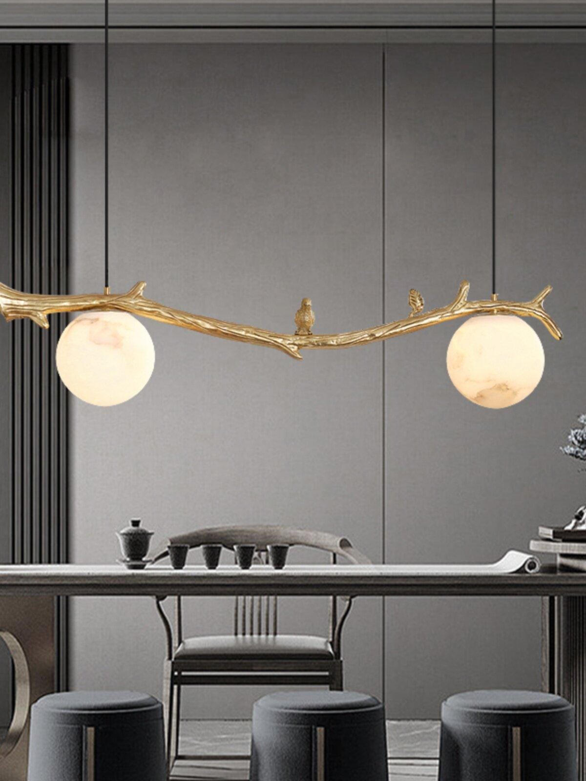 Ulmyressa | Alabaster Chandelier - Detail View #2 | HomeCartel
