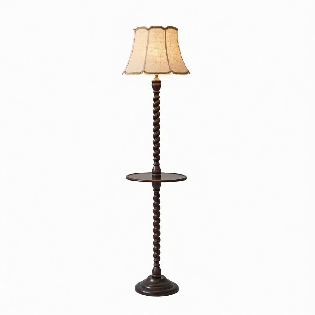 Zurethae | Integrated Shelf Floor Lamp - Detail View #7 | HomeCartel