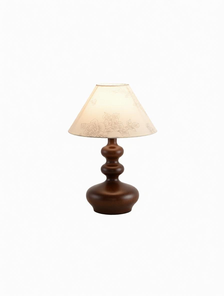 Gelyndra A | Wood Table Lamp - Detail View #2 | HomeCartel