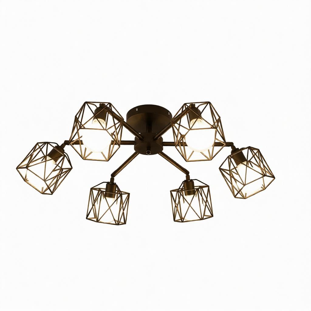 Daelynn B | Semi Flush Mounted Light - Detail View #7 | HomeCartel