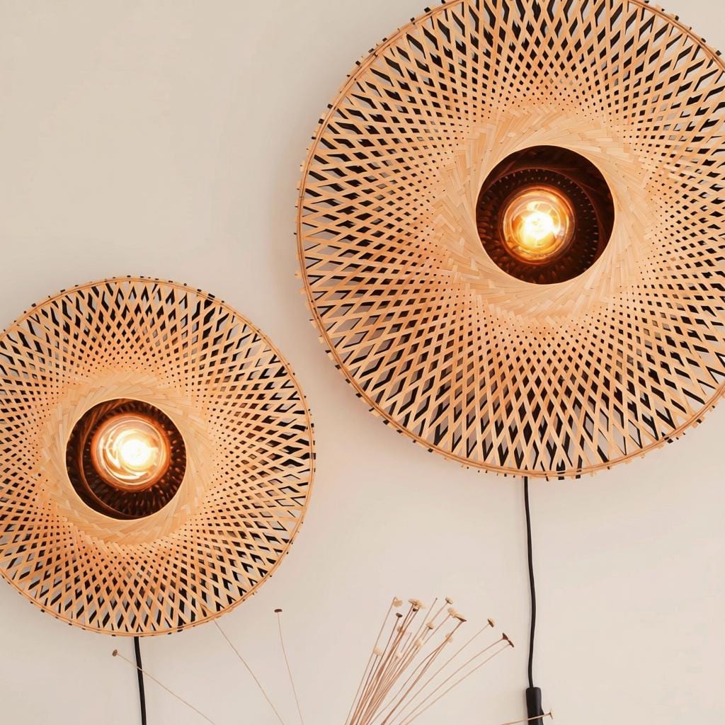 Gillivary | Rattan Wall Light - Detail View #5 | HomeCartel