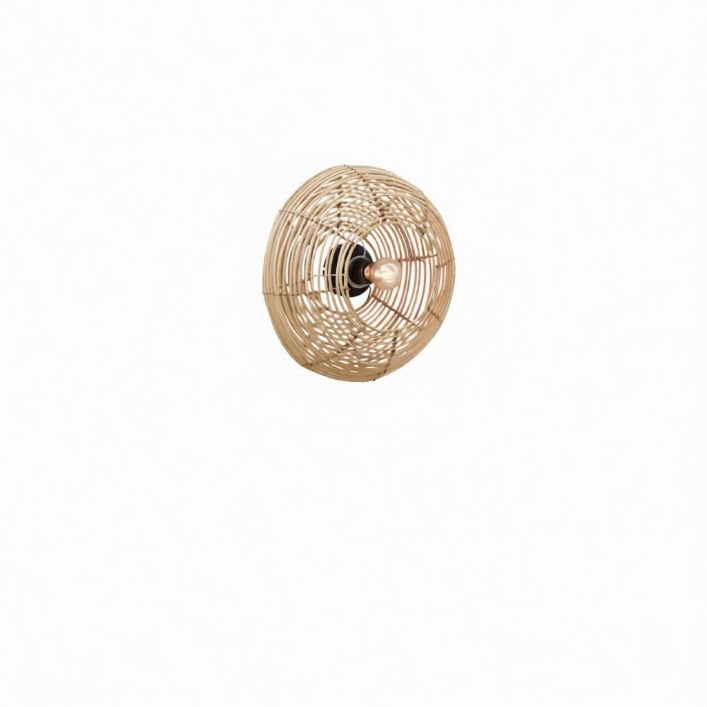 Ismera A | Rattan Wall Light - Detail View #2 | HomeCartel