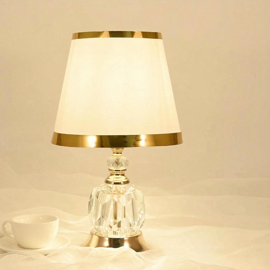 Faynelora | Crystal Table Lamp - Detail View #2 | HomeCartel