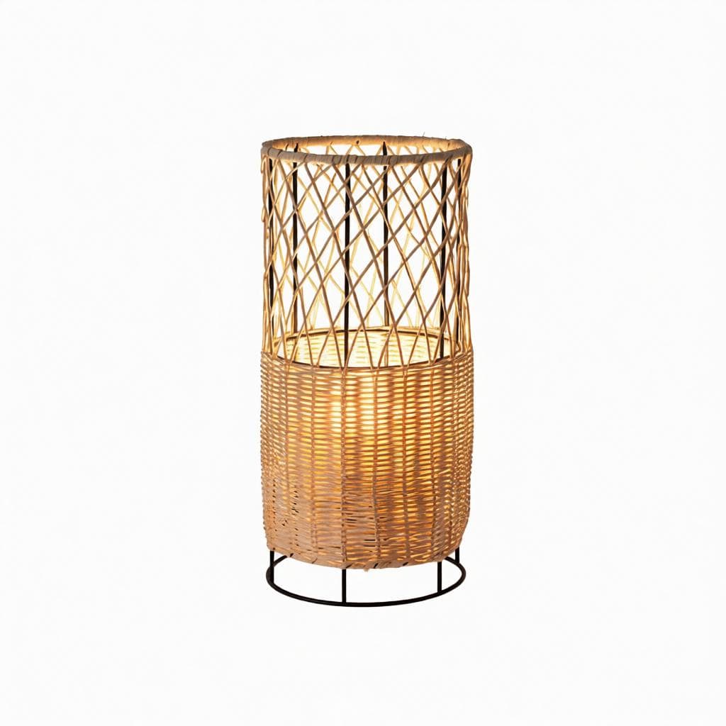 Dalthavie | Rattan Floor Lamp - Detail View #5 | HomeCartel
