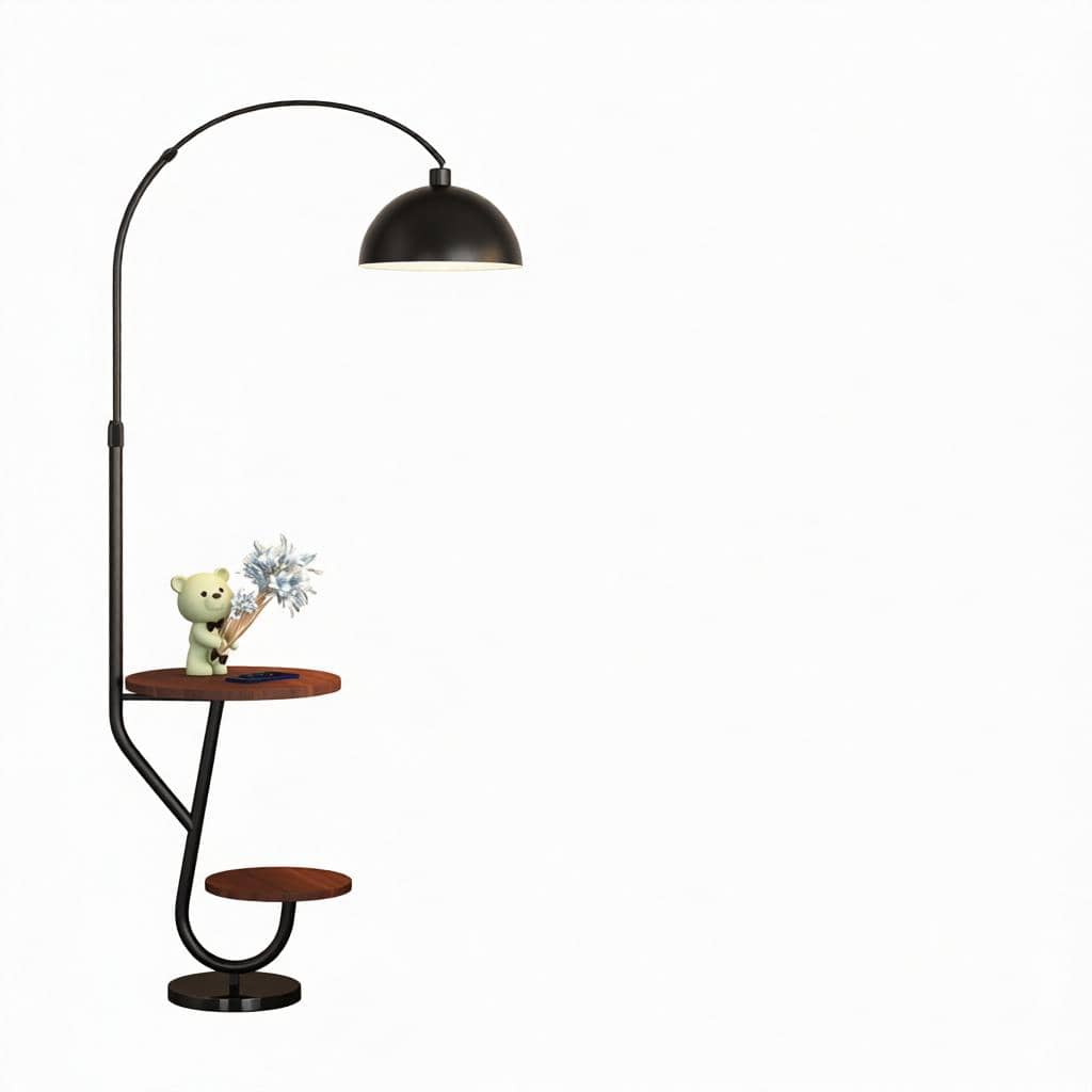 Uryssae | Integrated Shelf Floor Lamp - Detail View #6 | HomeCartel
