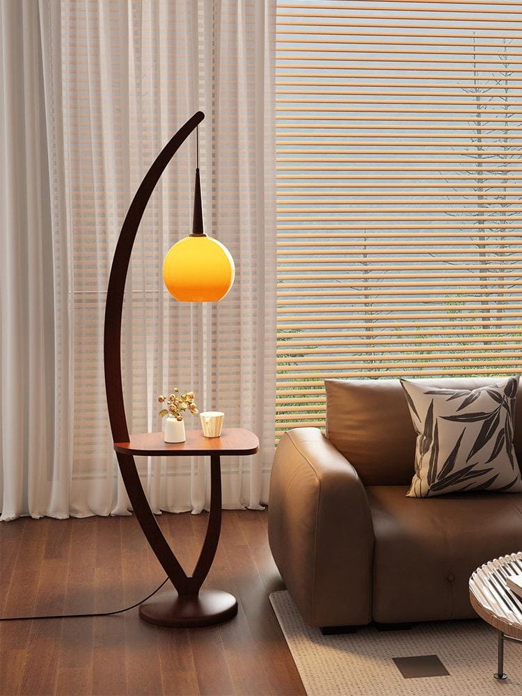 Zoravyn Eins | Integrated Shelf Floor Lamp - Detail View #2 | HomeCartel