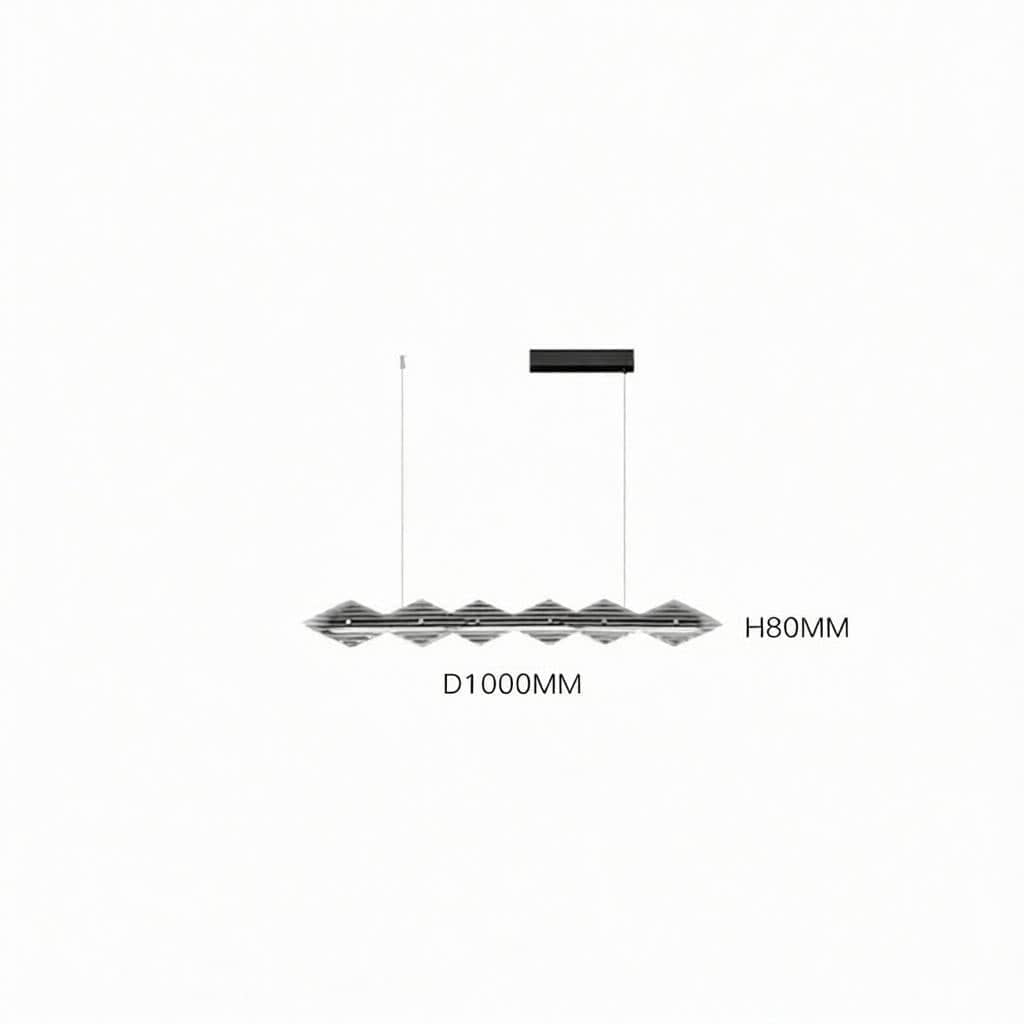 Albiar Une | Linear Chandelier - Detail View #2 | HomeCartel