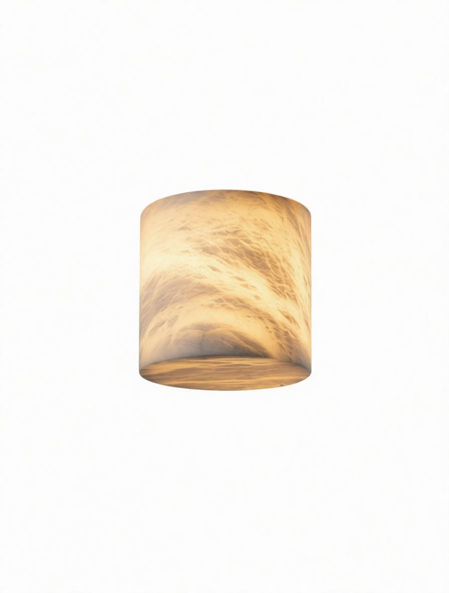 Ortheria | Alabaster Ceiling Mounted Light - Detail View #5 | HomeCartel
