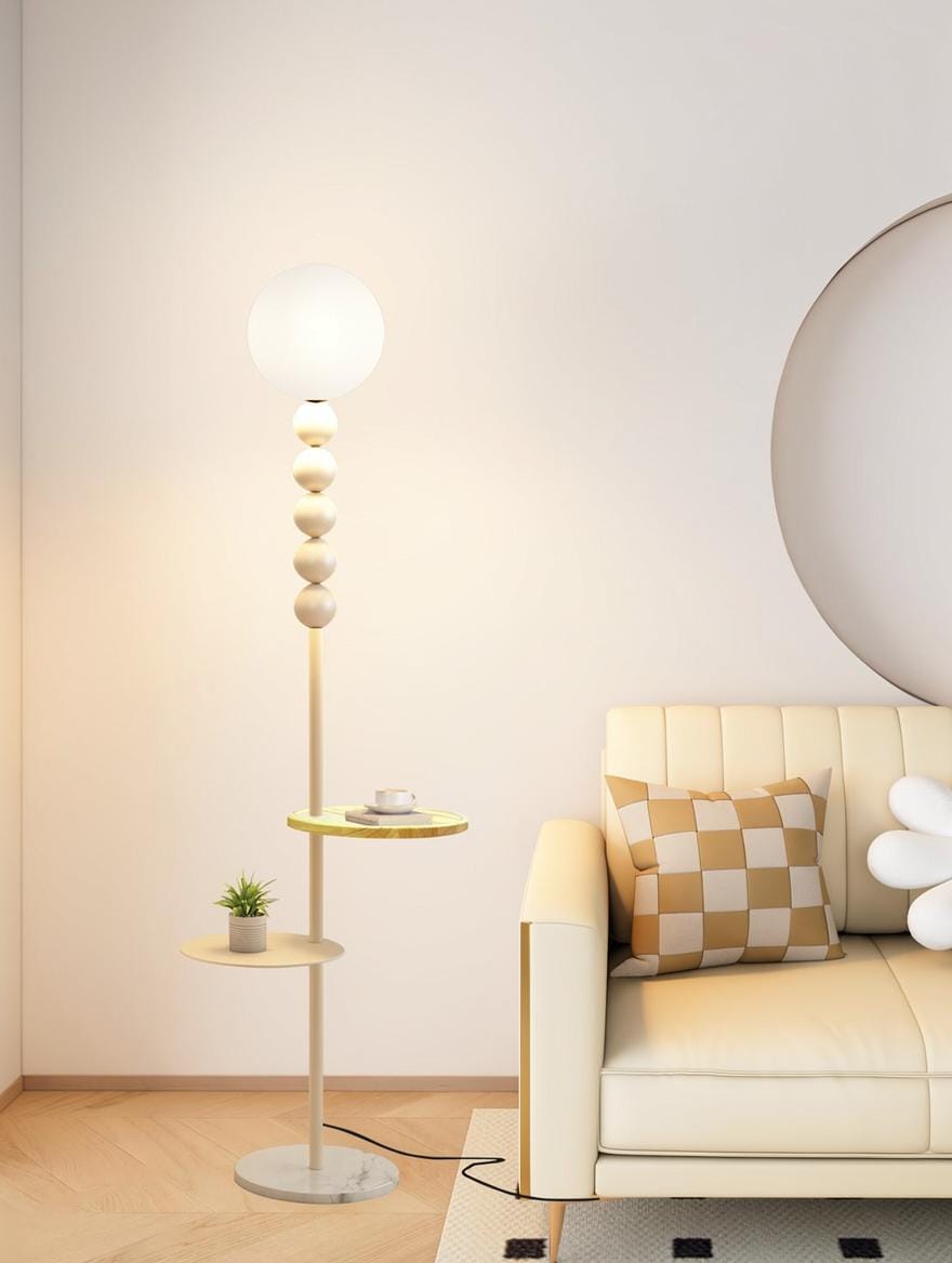 Kaenira A | Integrated Shelf Floor Lamp - Detail View #4 | HomeCartel