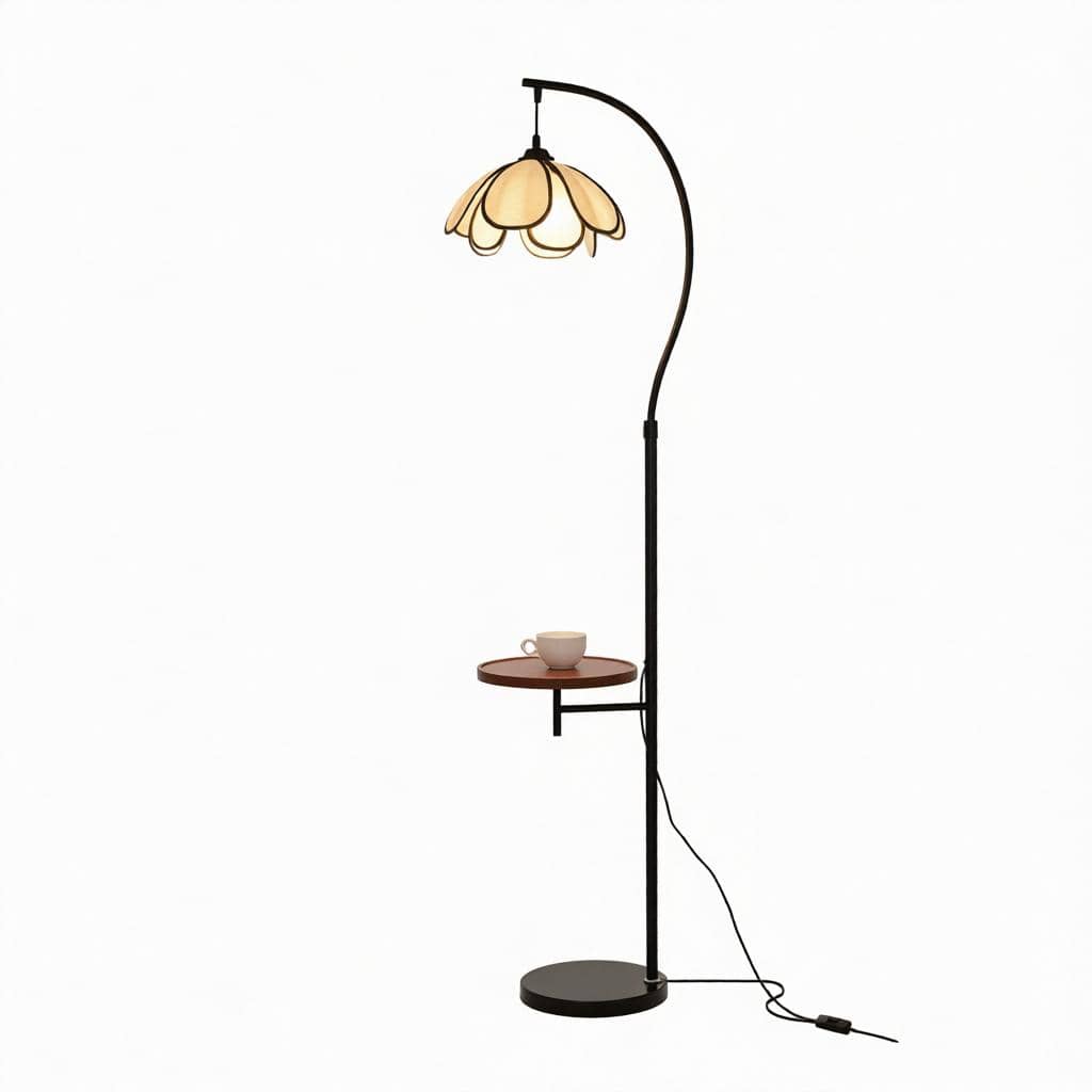 Faylira | Integrated Shelf Floor Lamp - Modern Floor Lamp | HomeCartel Philippines