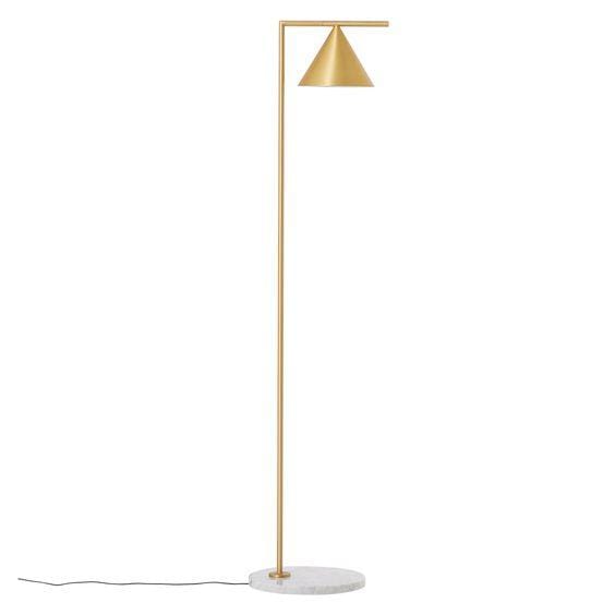 Clarice | Gold x Marble Floor Lamp - Home Cartel ®