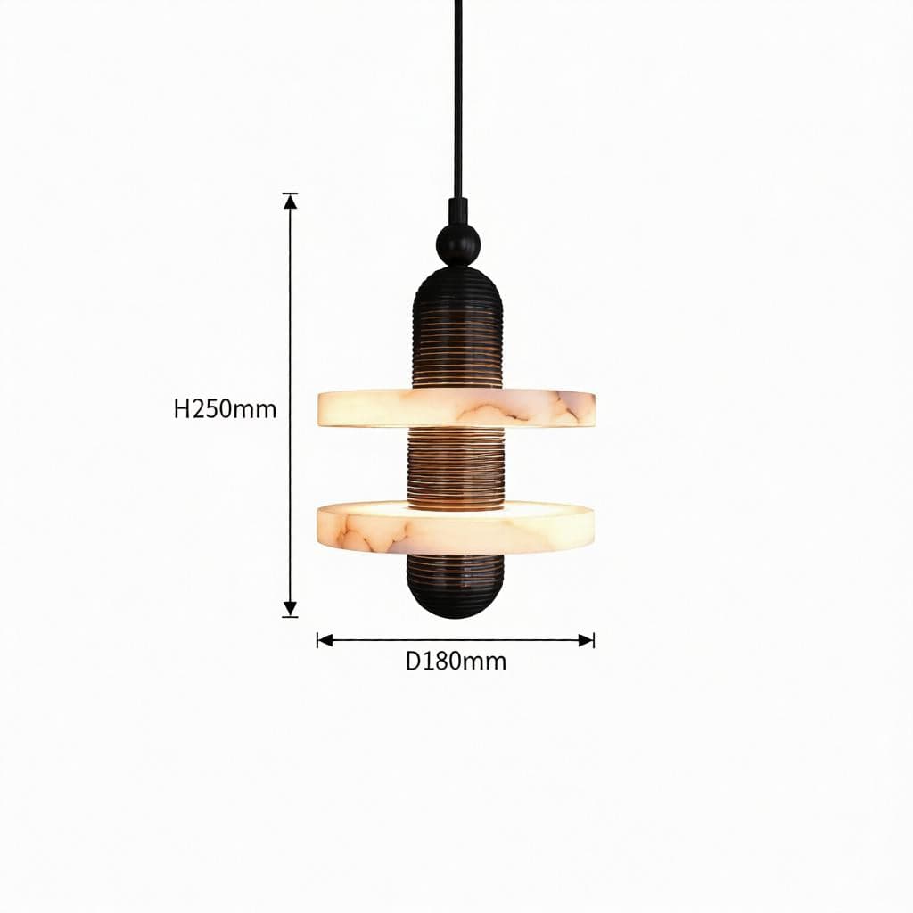 Faelmirith | Alabaster Pendant Light - Detail View #3 | HomeCartel