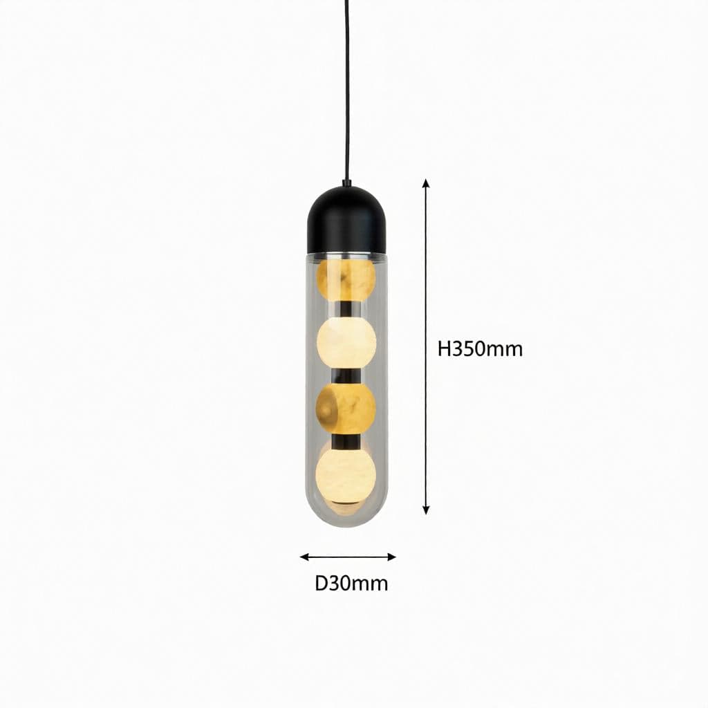 Pryvenel | Alabaster Pendant Light - Detail View #8 | HomeCartel