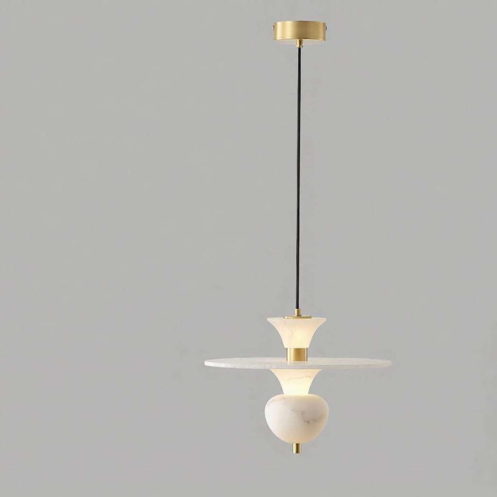 Ulmiror | Alabaster Pendant Light - Detail View #3 | HomeCartel