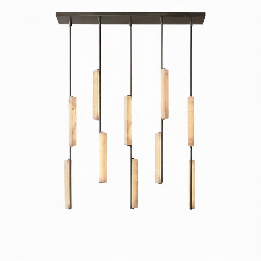 Valdrinrix B | Linear Alabaster Pendant Light - Detail View #8 | HomeCartel