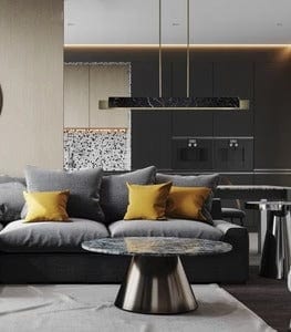 Raenthil | Linear Pendant Light - Detail View #2 | HomeCartel