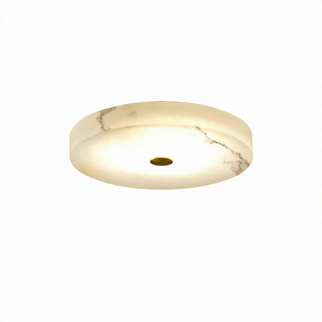 Belzoryn Une | Alabaster Ceiling Mounted Light - Detail View #2 | HomeCartel
