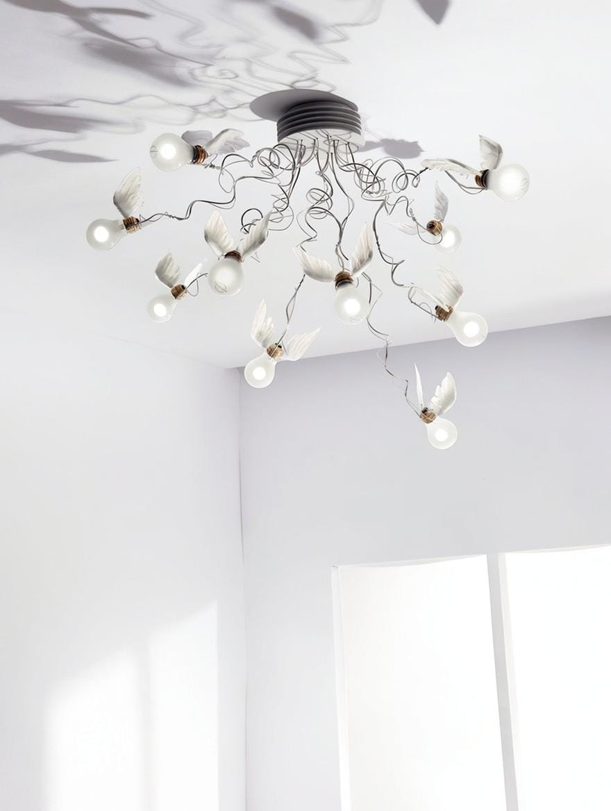 Fyrlith | Semi Flush Mounted Light - Detail View #2 | HomeCartel