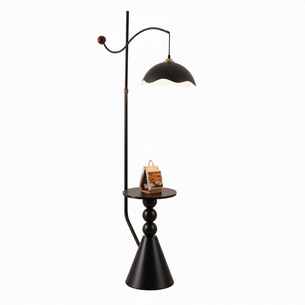 Brezelle A | Integrated Shelf Floor Lamp - Detail View #7 | HomeCartel