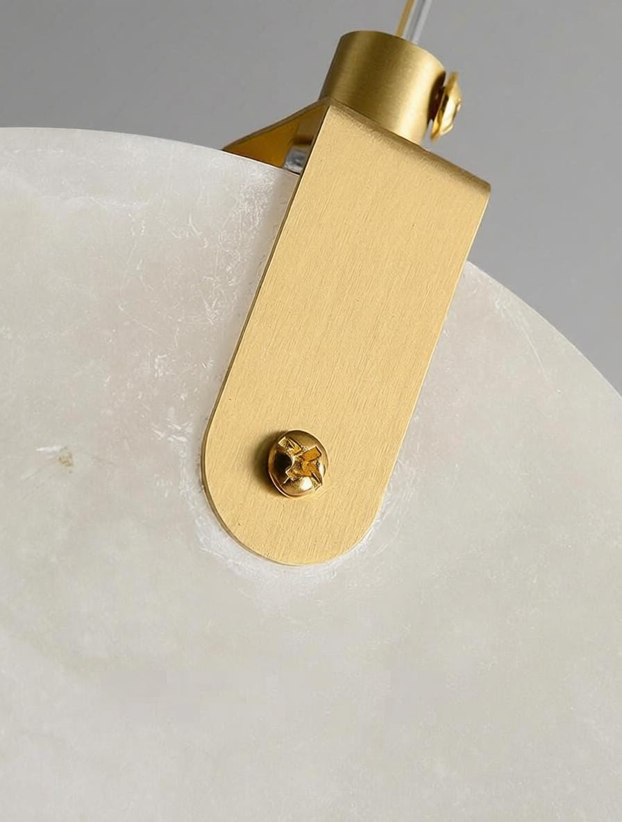 Orvalyn | Alabaster Pendant Light - Detail View #6 | HomeCartel
