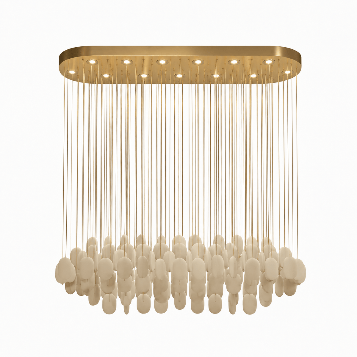 Irvena C | Alabaster Cluster Chandelier - Modern Cluster Chandelier | HomeCartel Philippines