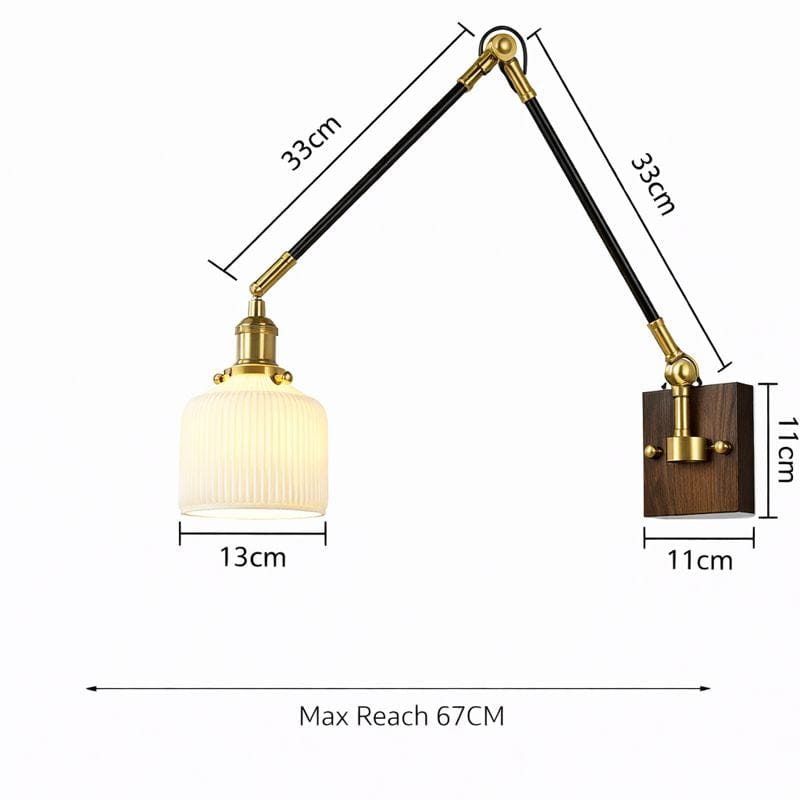 Sirion Deux | Wall Light Swing Arm - Detail View #3 | HomeCartel
