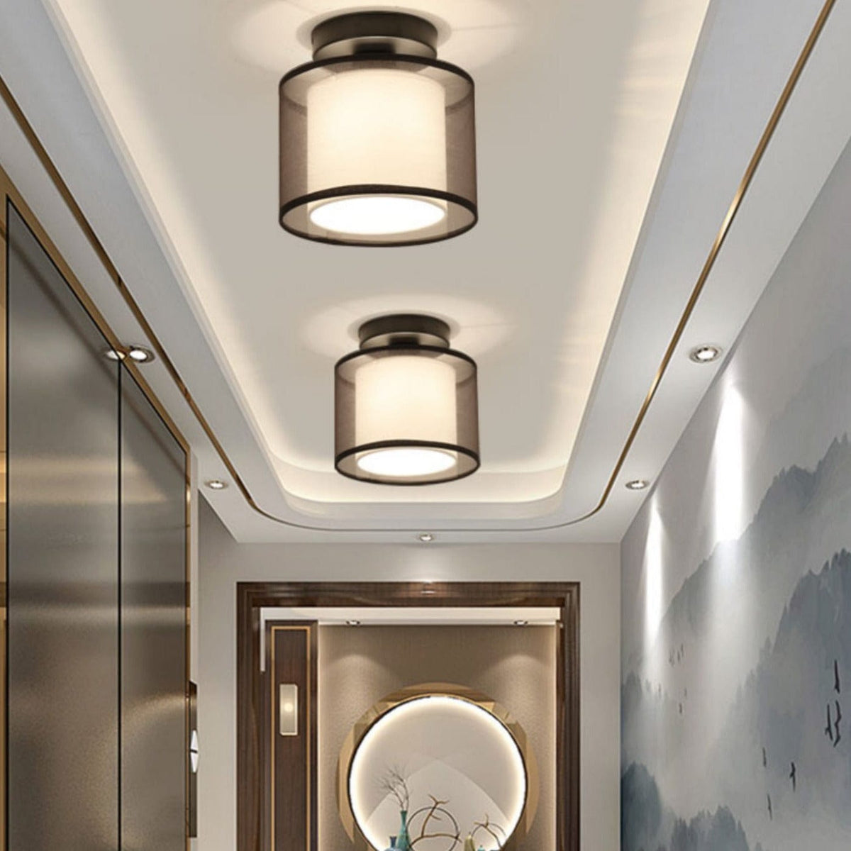 Jupiter | Semi Flush Mounted Light - Detail View #3 | HomeCartel