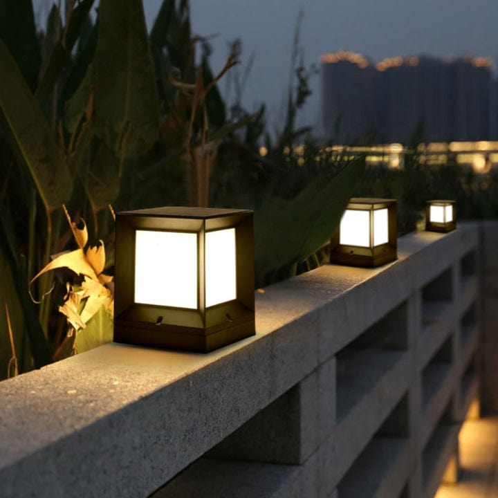 Yamila | Outdoor Pillar Lamp - Detail View #2 | HomeCartel