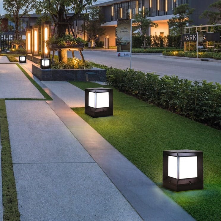 Yamila | Outdoor Pillar Lamp - Detail View #3 | HomeCartel