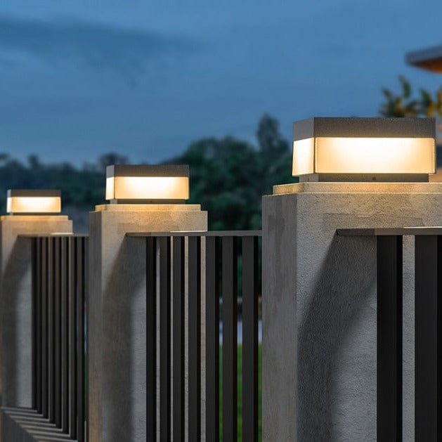 Marina | Outdoor Pillar Lamp - Detail View #4 | HomeCartel