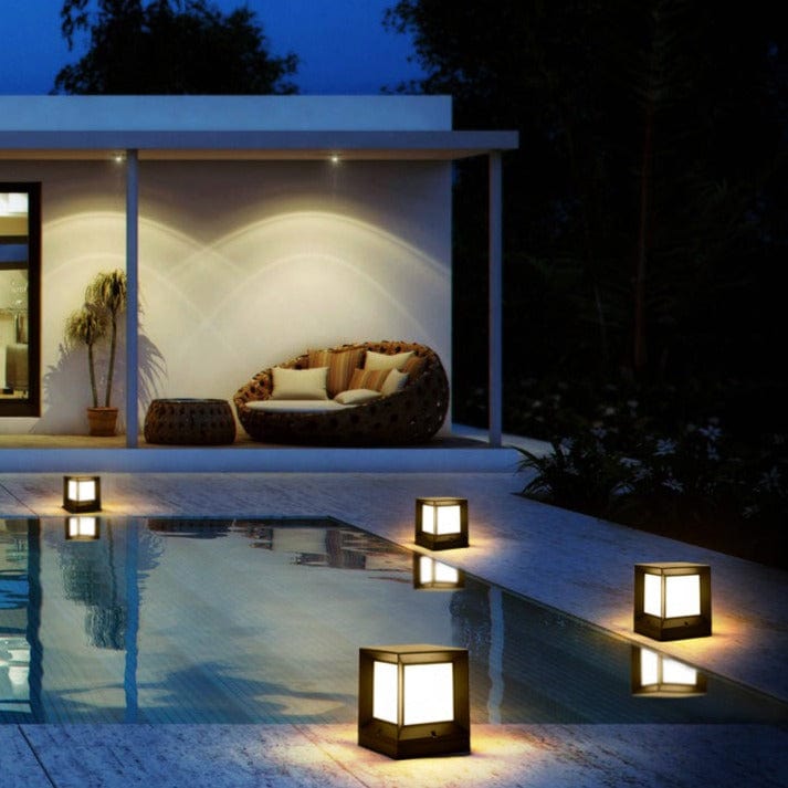 Yamila | Outdoor Pillar Lamp - Detail View #4 | HomeCartel