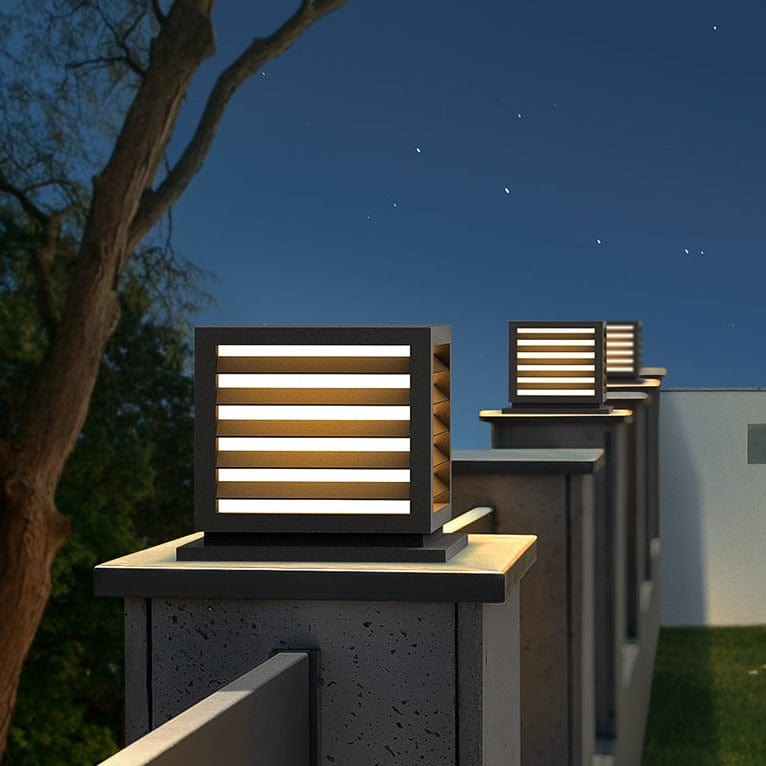 Edavin | Outdoor Pillar Lamp - Detail View #5 | HomeCartel