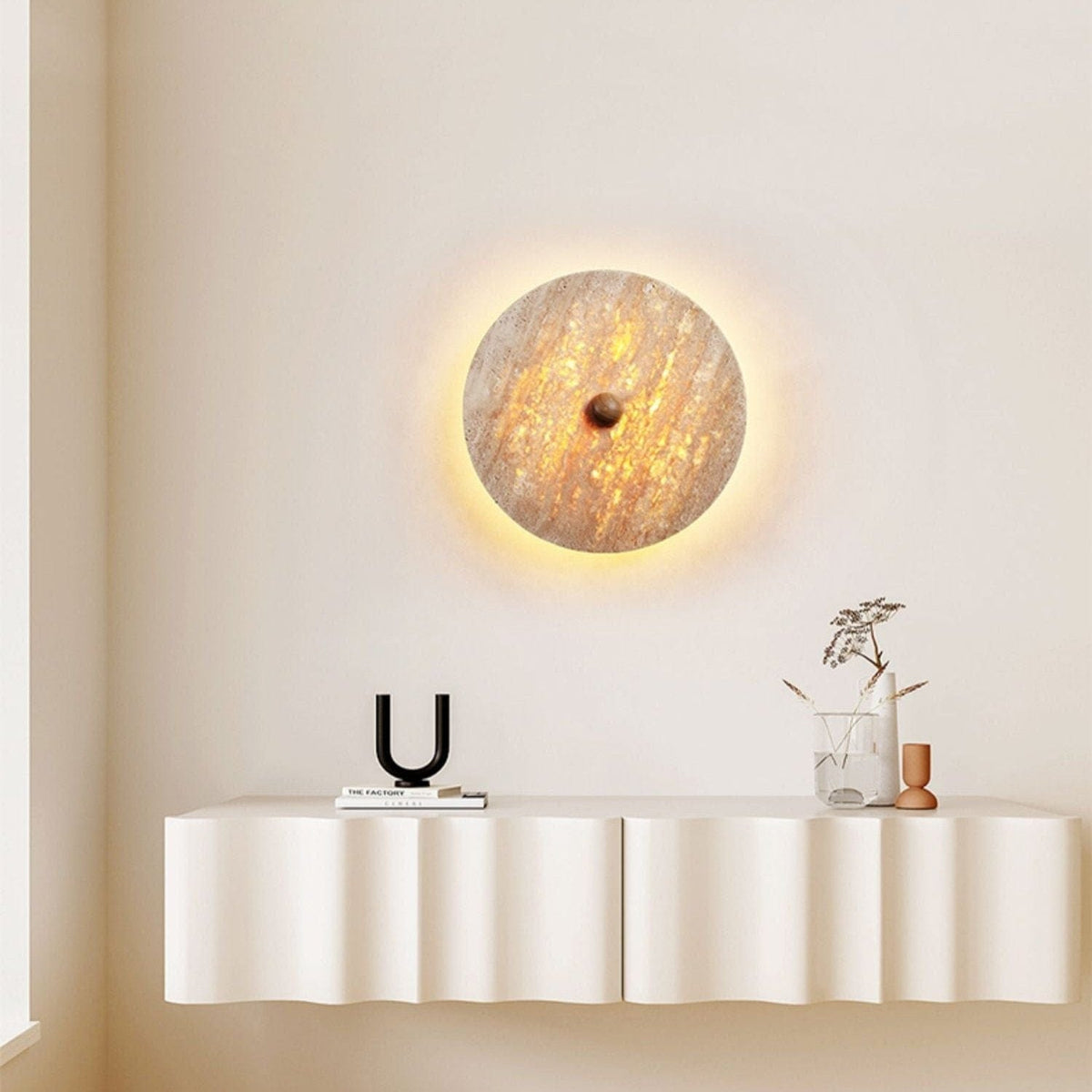 Brendon | Travertine Wall Light - Home Cartel ®