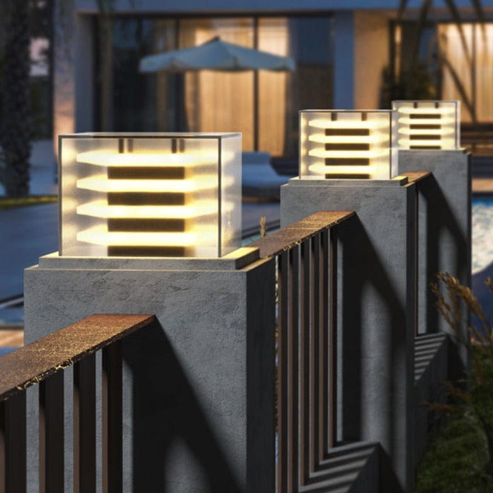 Kendric | Outdoor Pillar Lamp - Detail View #5 | HomeCartel