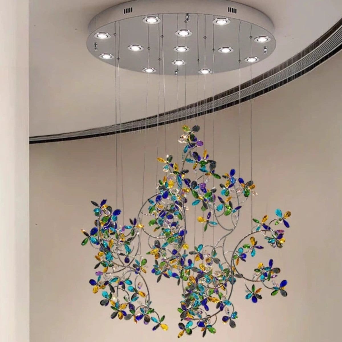 Divine | Modern LED Cluster Chandelier - Detail View #9 | HomeCartel