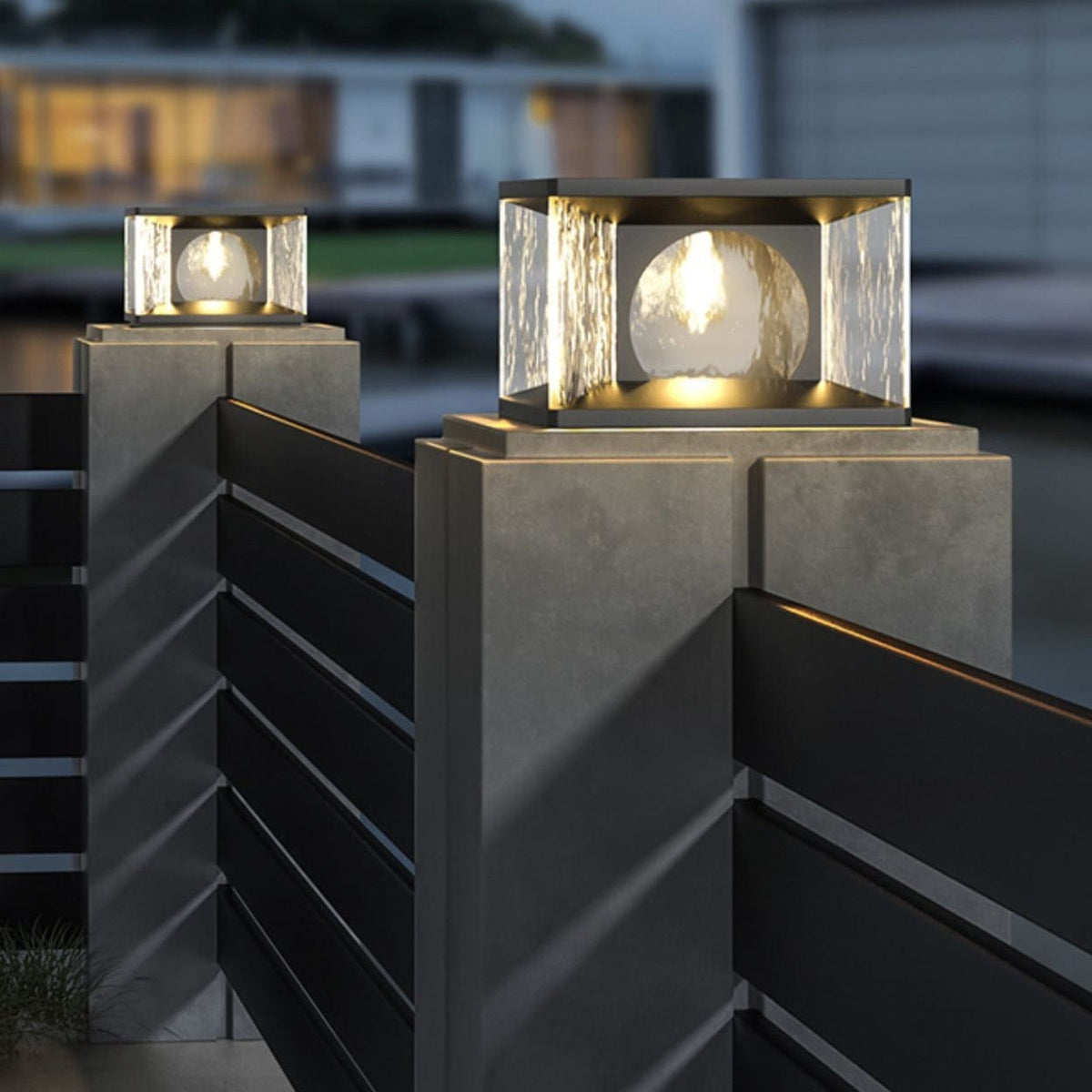 James | Outdoor Pillar Lamp - Detail View #5 | HomeCartel