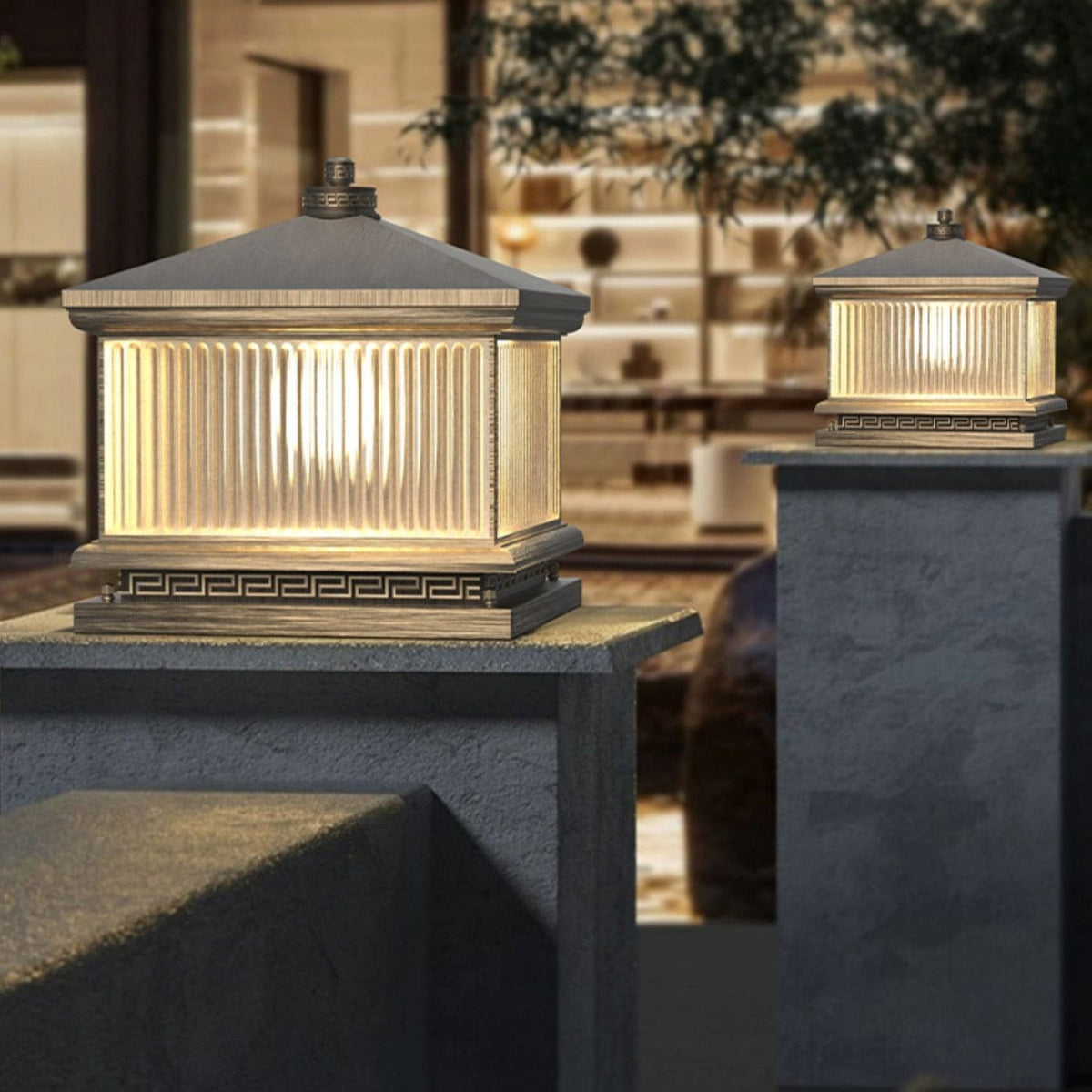 Klavir | Outdoor Pillar Lamp - Detail View #2 | HomeCartel