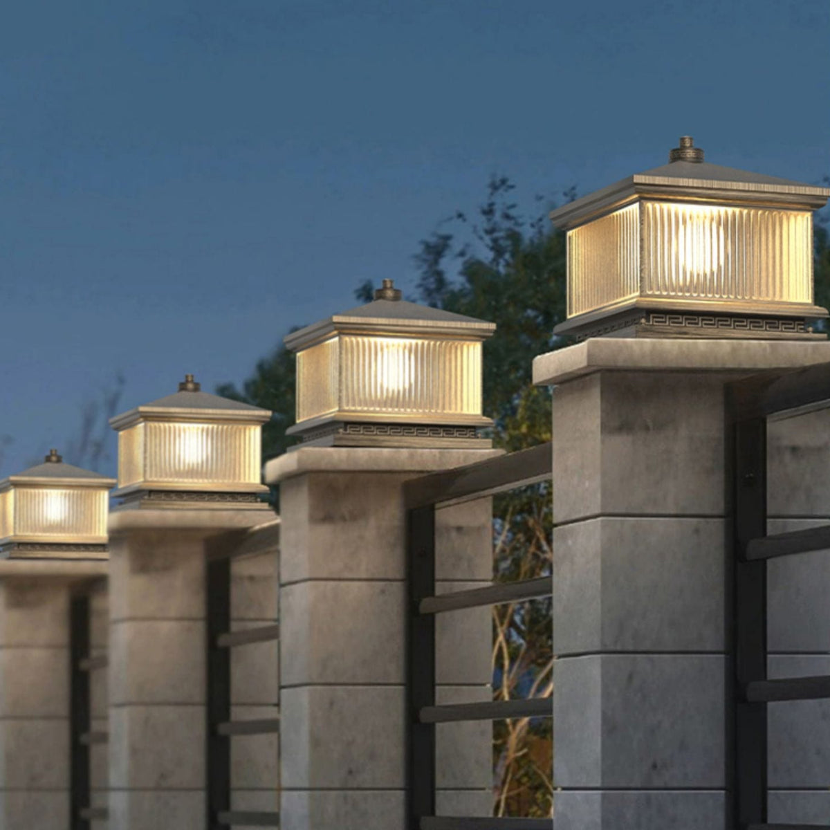 Klavir | Outdoor Pillar Lamp - Detail View #5 | HomeCartel