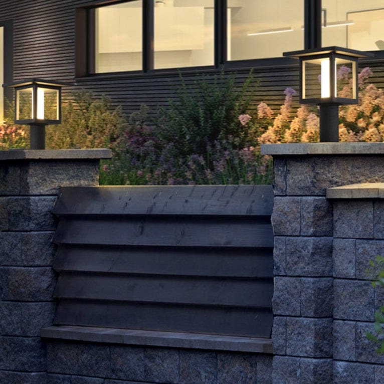 Desi | Outdoor Pillar Lamp - Detail View #6 | HomeCartel