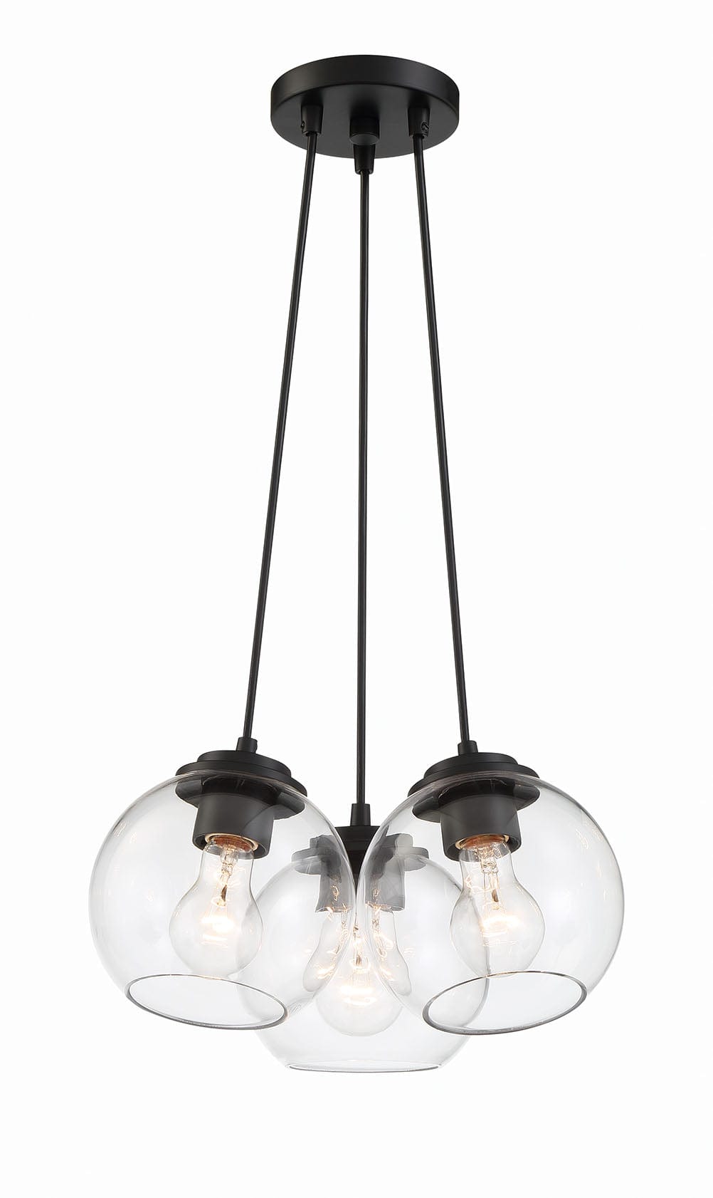 Ellowen 3 | Glass Pendant Light - Home Cartel ®