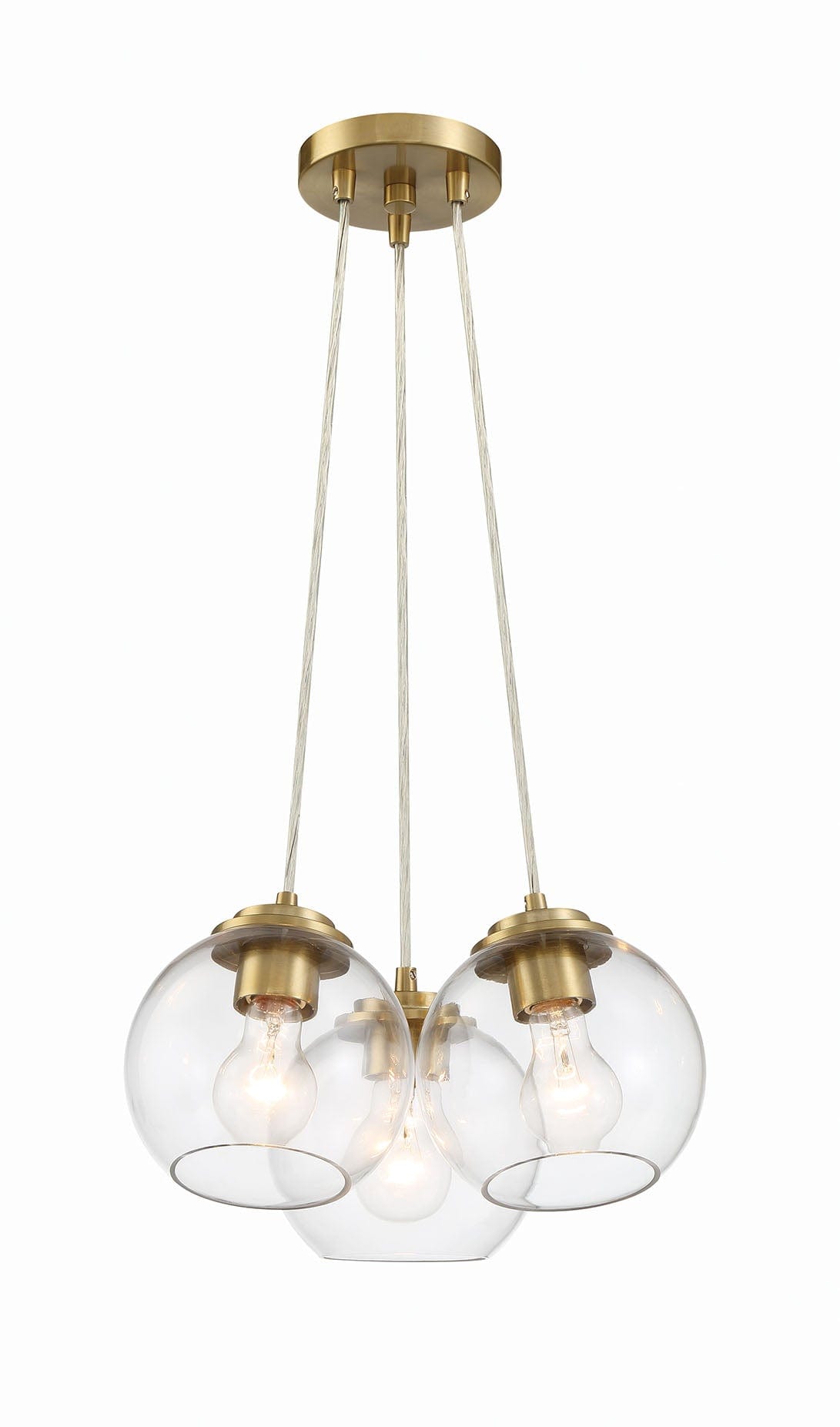 Ellowen 3 | Glass Pendant Light - Home Cartel ®
