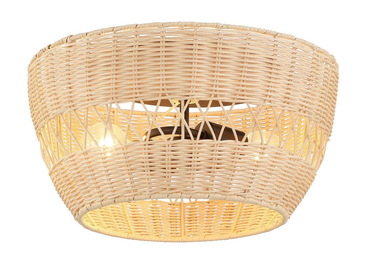 Bailey Une | Rattan Ceiling Mounted Light - Modern Ceiling Mounted Light | HomeCartel Philippines