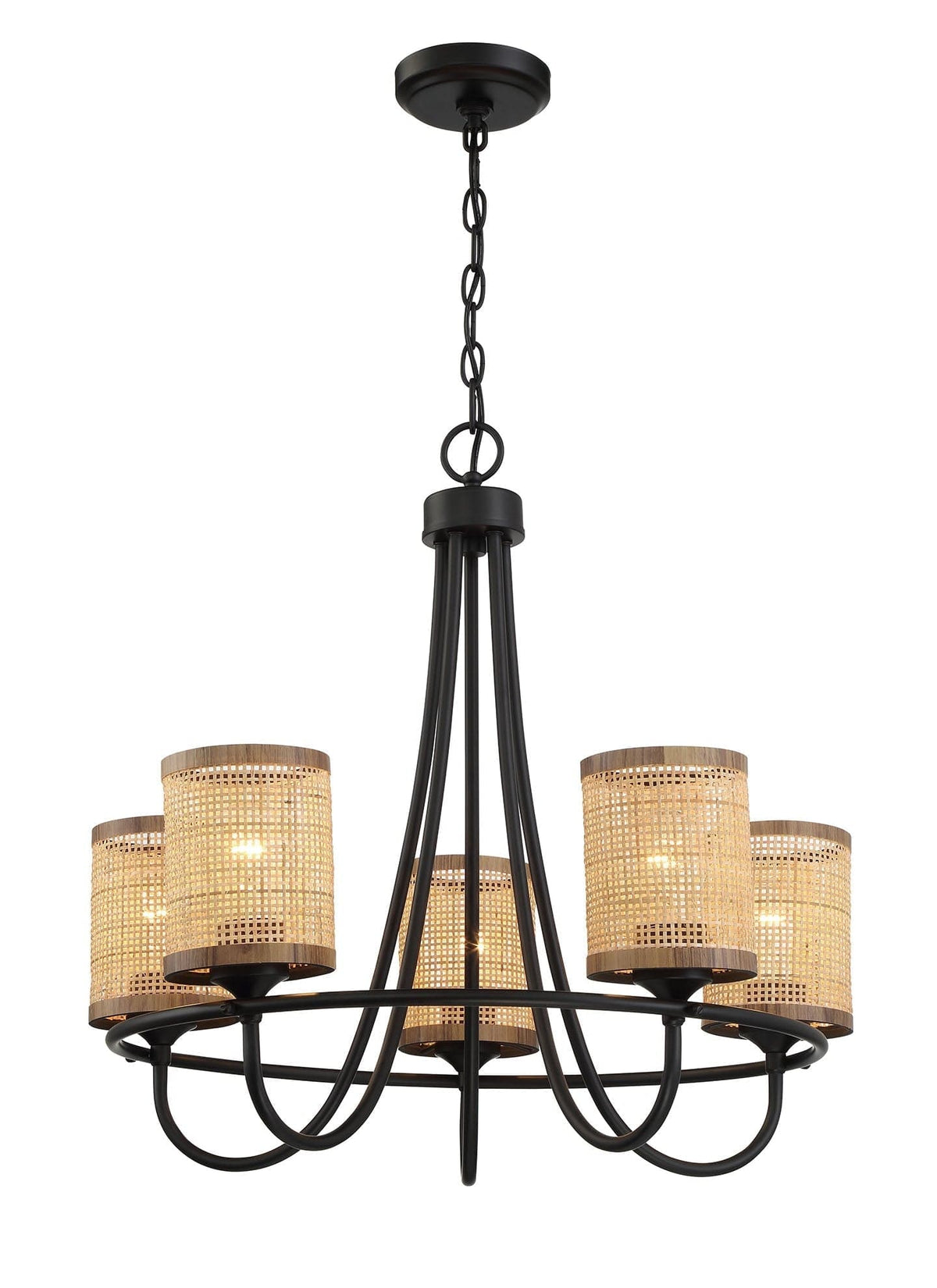 Samara Trois | Rattan Chandelier - Home Cartel ®