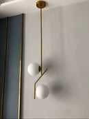 Salvi Deux Golden Frost | Pendant Light