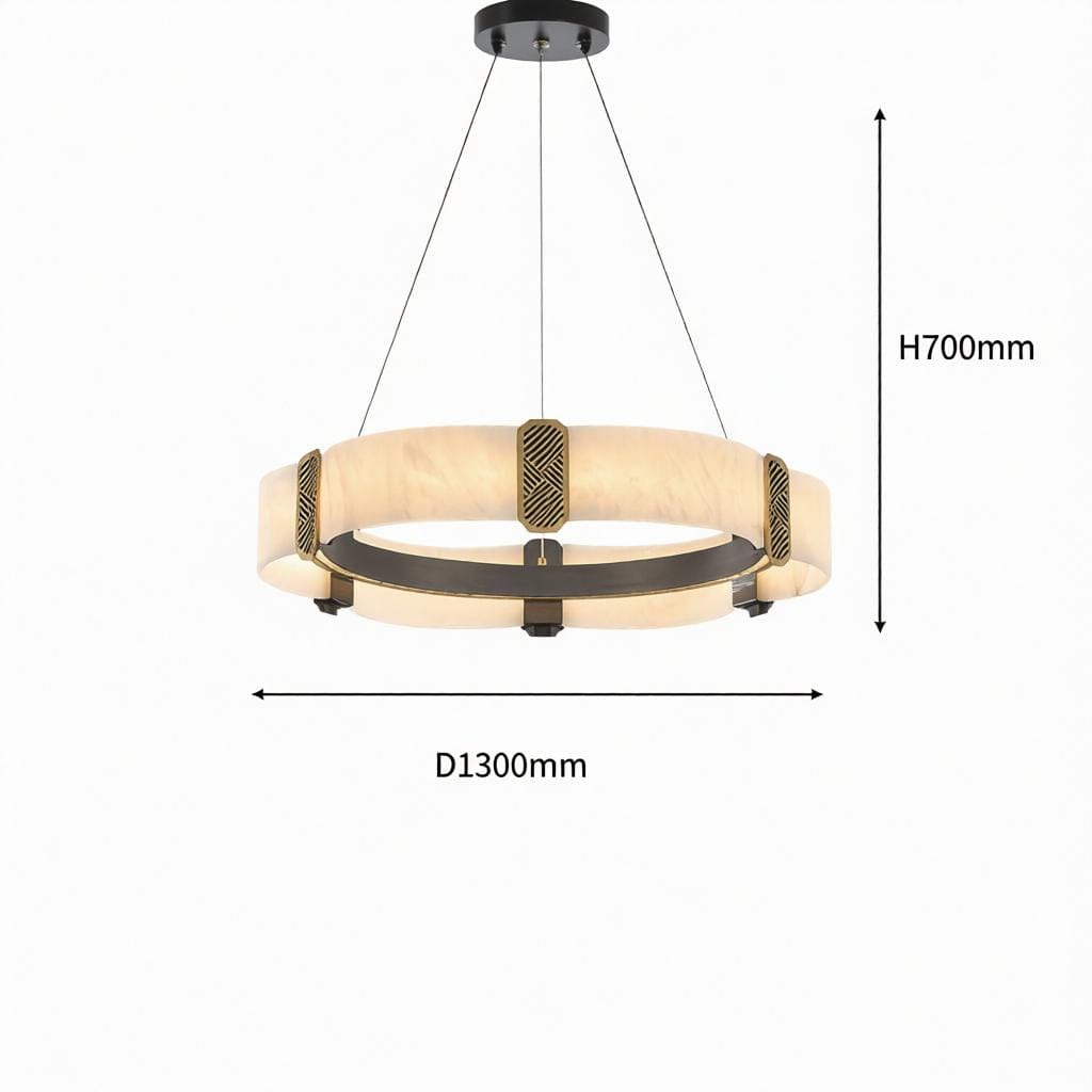 Quelthilessa A | Alabaster Chandelier - Detail View #6 | HomeCartel