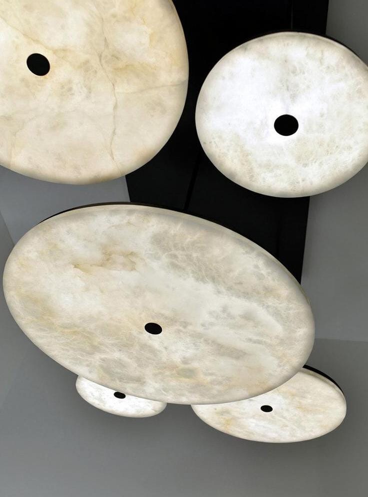 Belrinen | Alabaster Chandelier - Detail View #3 | HomeCartel