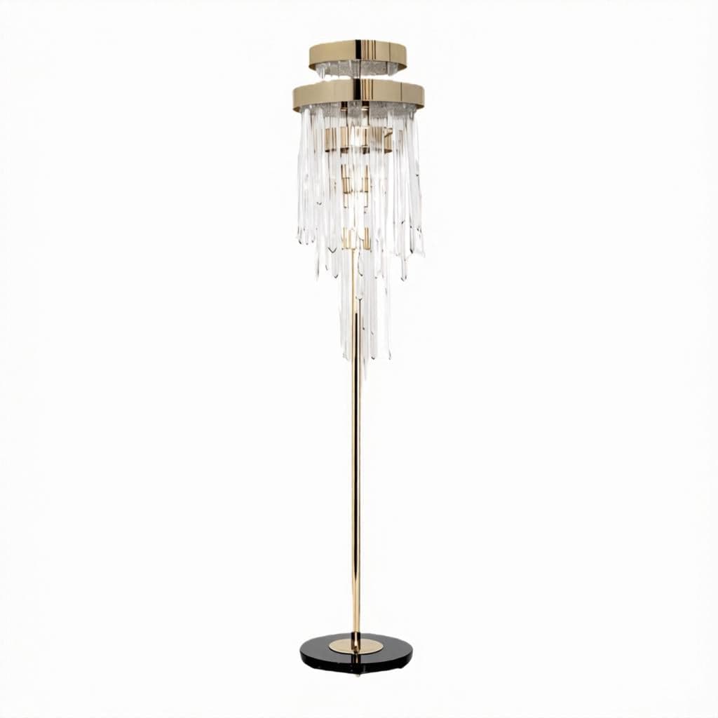 Thrilis I Crystal Floor Lamp - Detail View #2 | HomeCartel