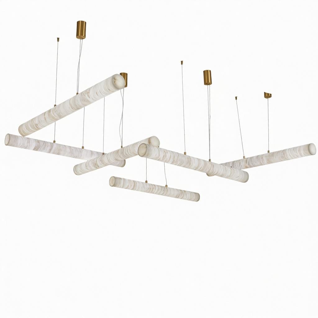 Irdrinon | Linear Alabaster Pendant Light - Detail View #4 | HomeCartel