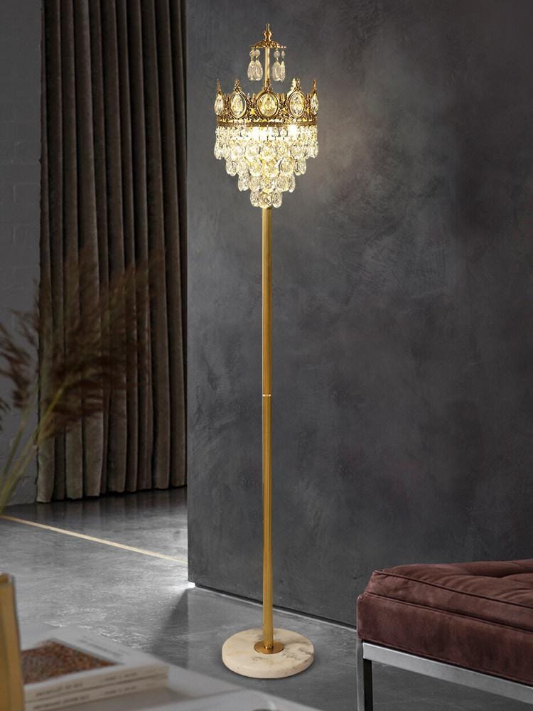 Duneira Une I Crystal Floor Lamp - Detail View #4 | HomeCartel