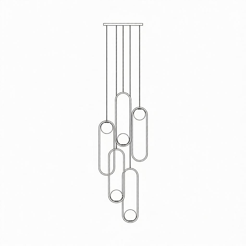 Gliese B | Cluster Chandelier - Detail View #4 | HomeCartel